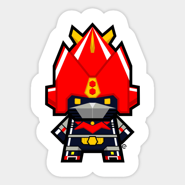 Minirobo Voltes V Sticker by Eozen